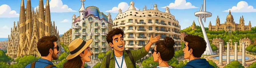 Excursión personal de cuatro horas por los puntos de interés más representativos de Barcelona