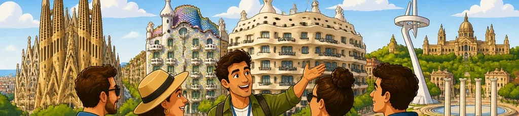 Excursión personal de cuatro horas por los puntos de interés más representativos de Barcelona