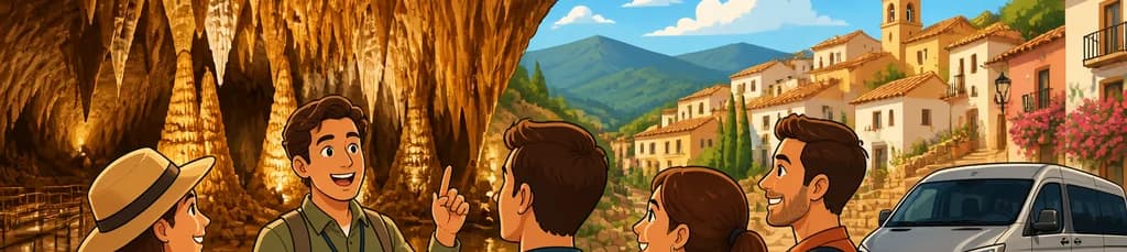 Excursión privada a las Cuevas de Canelobre y Busot desde Alicante, con transporte incluido