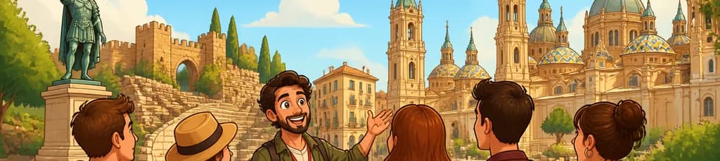 Recorrido peatonal privado por el centro histórico de Zaragoza