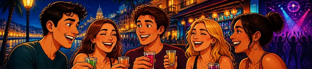 Recorrido nocturno por Las Palmas: 3 bares y discoteca con chupitos de cortesía