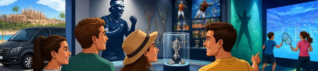 Visita el Museo Rafa Nadal Xperience con traslado privado desde Mallorca