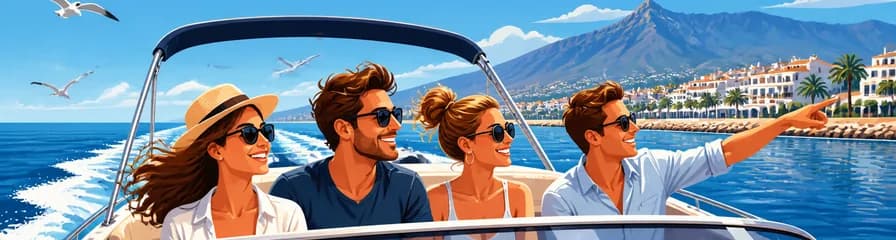 Recorrido marítimo de tres horas por la costa de Marbella
