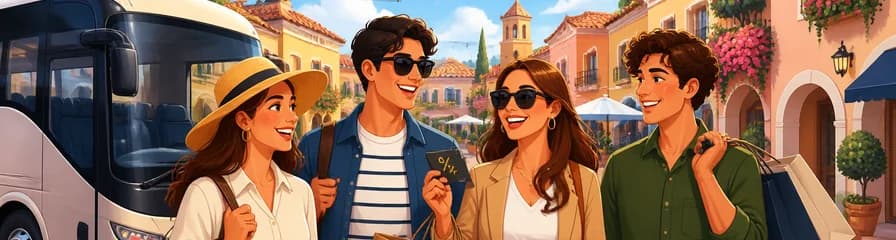 Excursión de compras a La Roca Village desde Barcelona: viaje de ida y vuelta en autobús