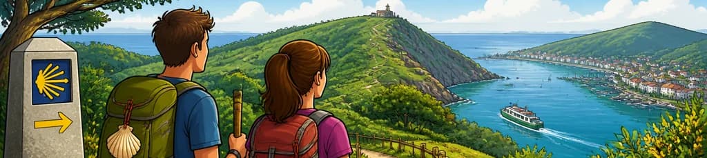 Senderismo por el Camino de Santiago y el Monte Ulia