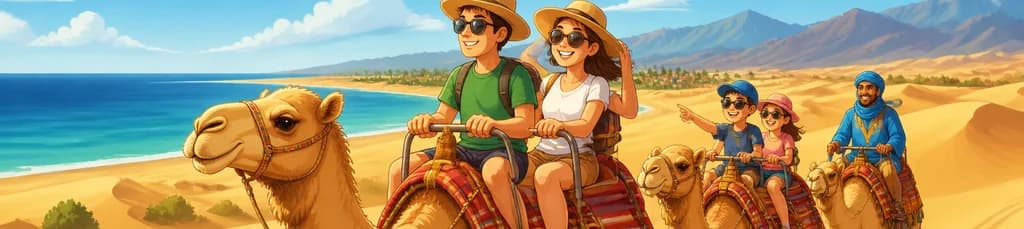 Aventura en las dunas de Maspalomas: Un paseo en camello