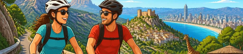 Aventura en bicicleta por Benidorm con servicio de recogida en tu hotel