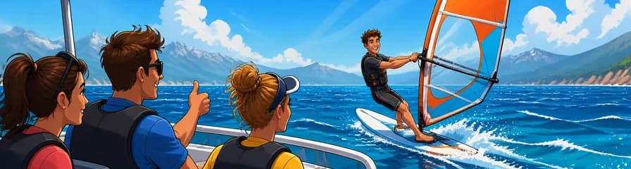 Sesión de Windsurf de dos horas: tanto para principiantes como para mejorar tu técnica
