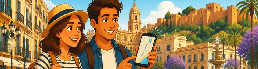 Recorrido autoguiado por Málaga con tu teléfono móvil
