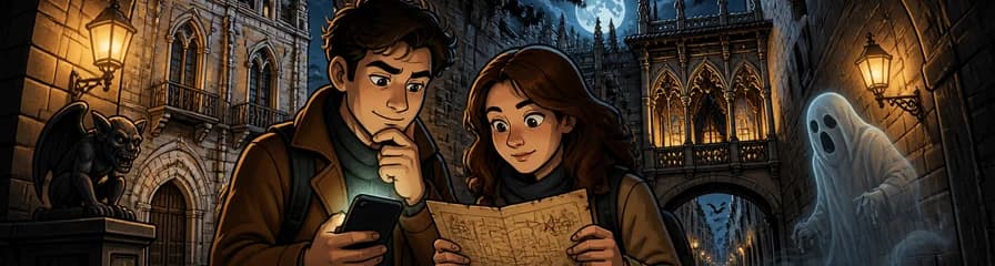 Juego de exploración al aire libre "Fantasmas de Barcelona"