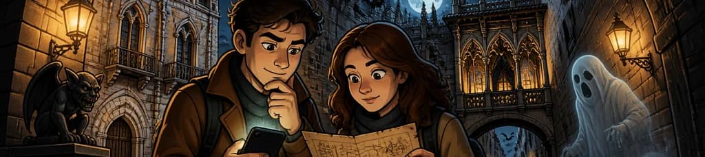 Juego de exploración al aire libre "Fantasmas de Barcelona"