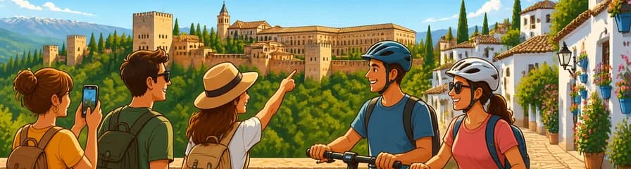 Descubre la Alhambra sin esperas y explora el Albaicín y el Sacromonte en Segway o bicicleta eléctrica