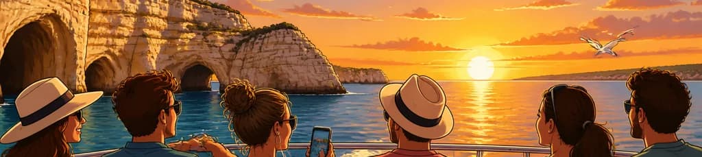 Viaje en barco de 2 horas para disfrutar del atardecer en Menorca