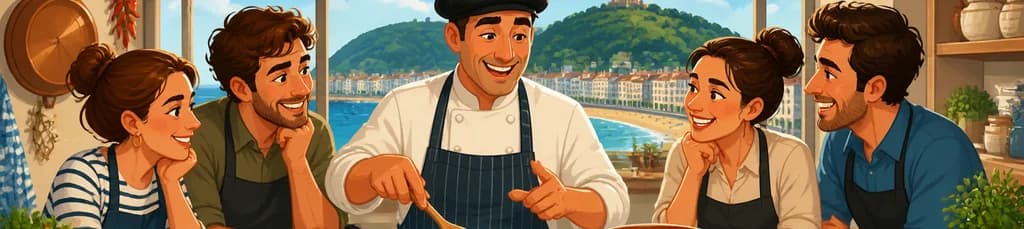 Experiencia culinaria privada: Clase de cocina vasca