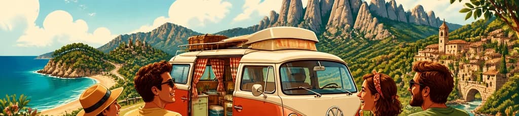 Experimenta Cataluña al volante de una clásica furgoneta VW Kombi T2