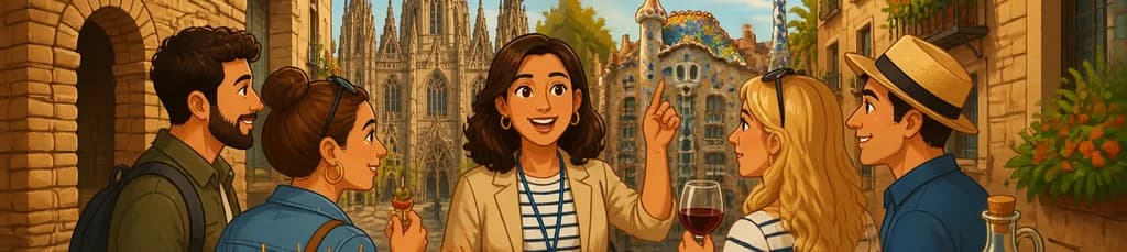 Tour privado a pie por la historia y gastronomía de Barcelona