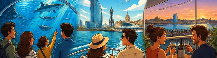 Una trilogía de experiencias inolvidables en el Port Vell de Barcelona