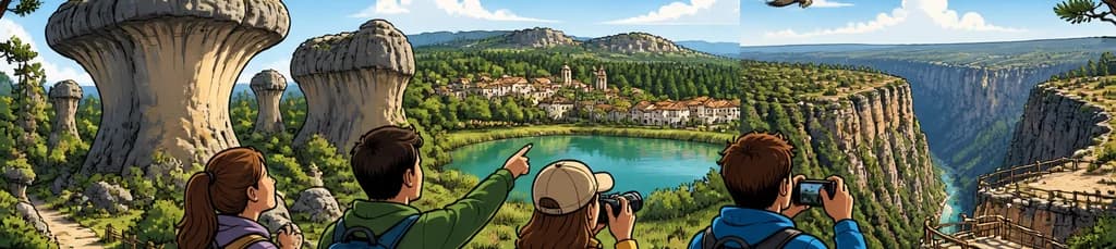 Explora la Ciudad Encantada, la Laguna de Uña y el Ventano del Diablo