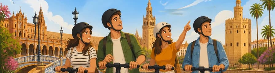 Aventuras sobre ruedas: explorando Sevilla en patinete