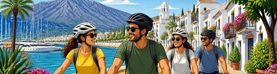 Recorrido ciclista guiado de tres horas por Marbella