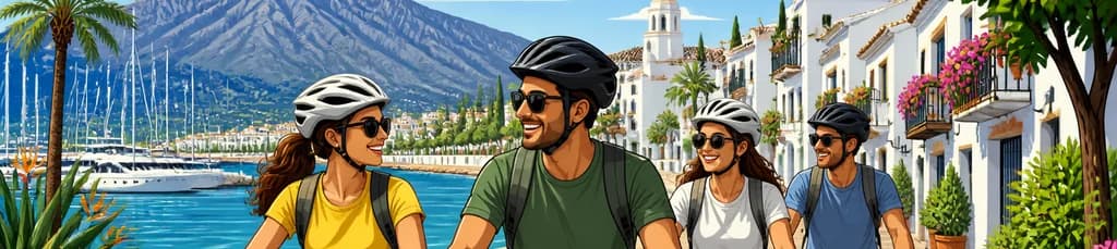 Recorrido ciclista guiado de tres horas por Marbella