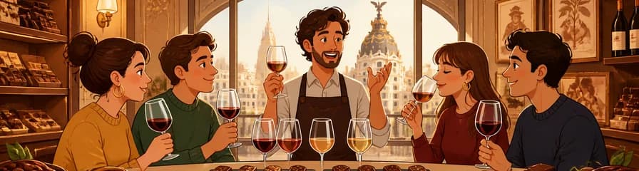 Maridaje de vinos Jeromín y chocolates El Indio en Madrid
