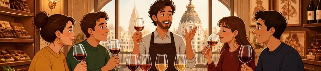 Maridaje de vinos Jeromín y chocolates El Indio en Madrid