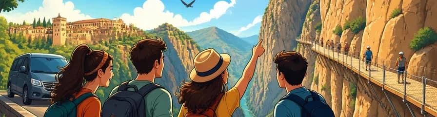 Excursión al Caminito del Rey con transporte privado desde Granada
