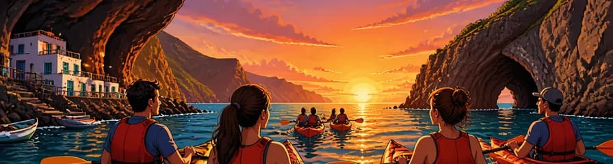 Excursión en kayak al ocaso desde Porís de Candelaria hasta Cueva Bonita