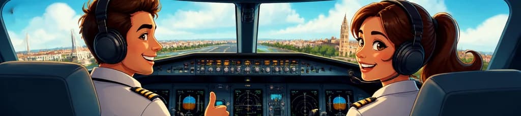 Vuelo en simulador profesional de Airbus A320: una experiencia para dos personas