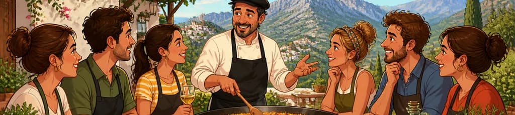Curso de cocina española: Deléitate con la Paella y más delicias