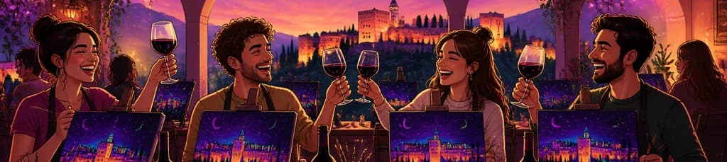 Maridaje de Pintura y Vino en Granada: Una Experiencia Sensorial Única