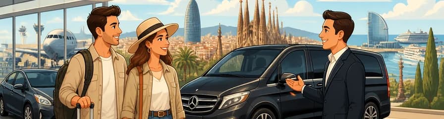 Servicio de taxi privado para traslados desde el Aeropuerto de Barcelona a hoteles