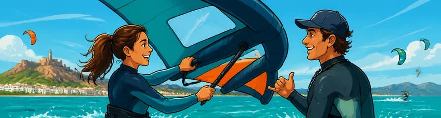 Sesiones privadas de wingfoil para todos los niveles en Tarifa