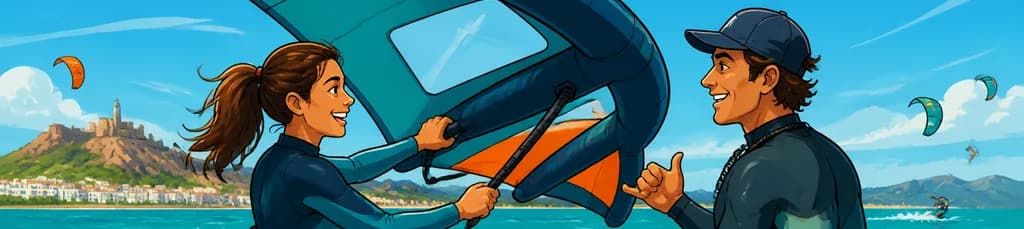 Sesiones privadas de wingfoil para todos los niveles en Tarifa