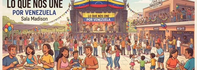 Un encuentro solidario por Venezuela: Lo que nos une en la Sala Madison