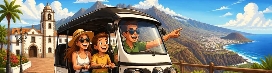 Recorrido Encantador por el Sur de Tenerife en Tuktuk
