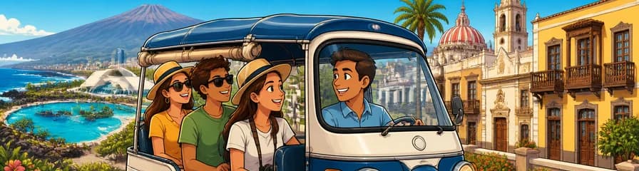 Explora Puerto de la Cruz y La Orotava en un tour en tuktuk por el norte de Tenerife