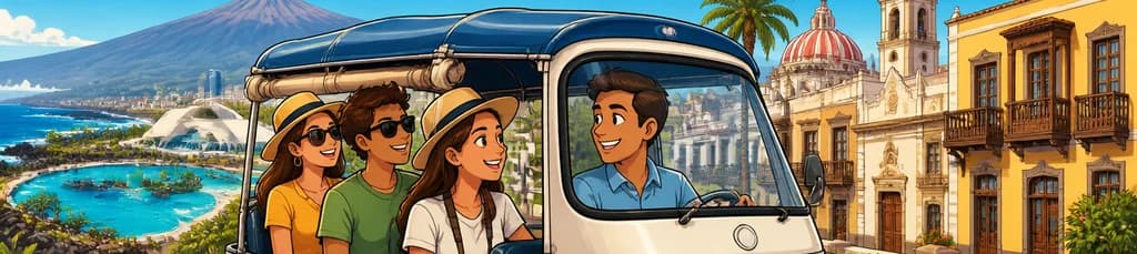 Explora Puerto de la Cruz y La Orotava en un tour en tuktuk por el norte de Tenerife