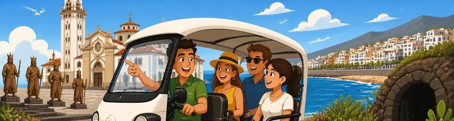 Recorrido de 50 minutos por Candelaria en Tuk Tuk Eléctrico: Historia, Mar y Cultura