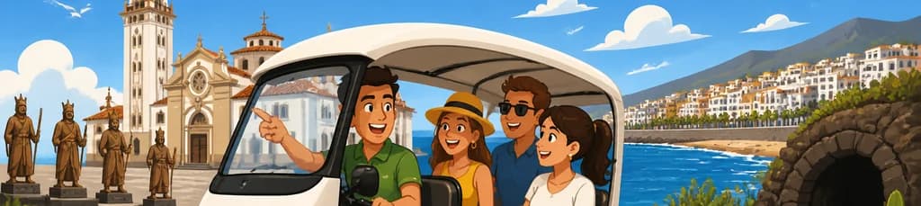 Recorrido de 50 minutos por Candelaria en Tuk Tuk Eléctrico: Historia, Mar y Cultura