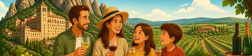 Excursión privada a Montserrat y experiencia vinícola familiar con salida desde Barcelona