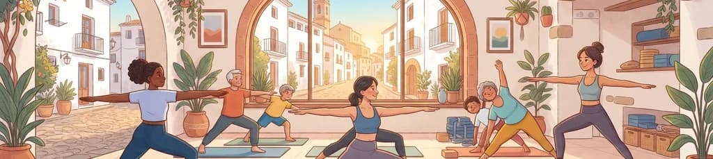 Clases gratuitas de yoga en inglés en el casco antiguo histórico de Jávea