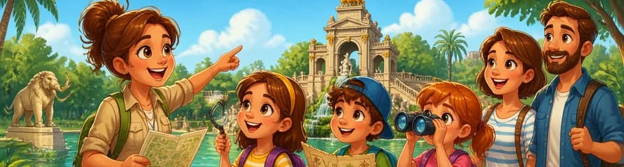 Tour privado para niños por el Parc de la Ciutadella en Barcelona