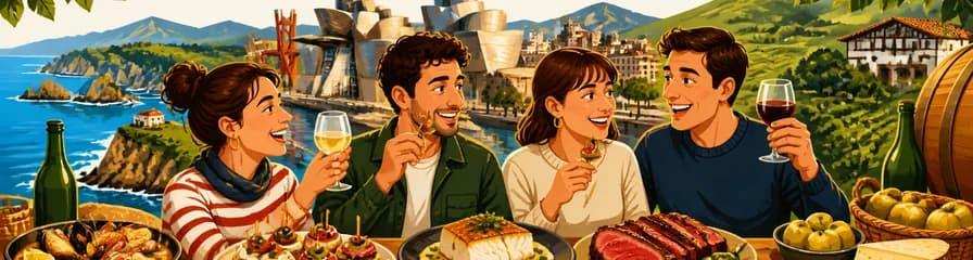 Recorrido gastronómico vasco de 3 días: La tierra de los banquetes interminables