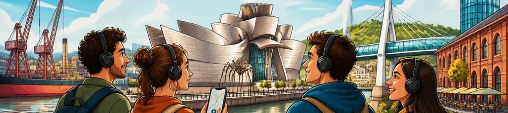 Explora Bilbao a tu ritmo: La auténtica narrativa del Efecto Bilbao en un tour de podcast