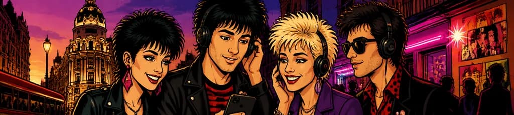Recorrido en Podcast por el Corazón de la Movida Madrileña