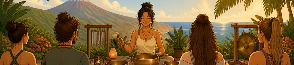 Experiencia de Yoga Somático y Sanación Sonora con Cuencos Tibetanos en Tenerife