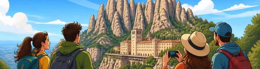 Excursión Panorámica de Senderismo y al Monasterio de Montserrat desde Barcelona