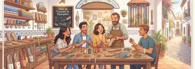 Taller de Creación de Auténticas Alpargatas en Marbella